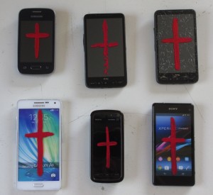 broken phones